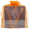 Jexila 50 Pack Orange Organza Gift Bags 8X12 inch Mesh Drawstring Pouch Easter Goodie Candy Treat Bag for Kids Halloween Easter Party Favor view 4