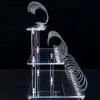 AAGAZA Show Case Stand Transparent C Shape Show Universal Portable Acrylic Multi Tier Organizer, Stand Wrist Watch Displays Rack Holder, 2 Tier/1547 (Color : 3 Tier) view 4