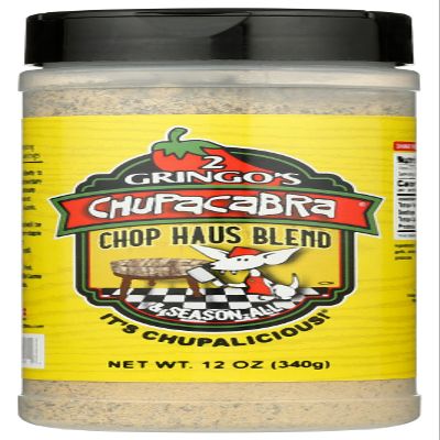 2 Gringo's Chupacabra Chop Haus Blend Seasoning, Vegan, Peanut Free, 12 Ounces (Pack Of 6)