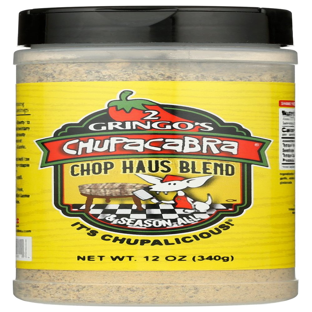 2 Gringo's Chupacabra Chop Haus Blend Seasoning, Vegan, Peanut Free, 12 Ounces (Pack Of 6)