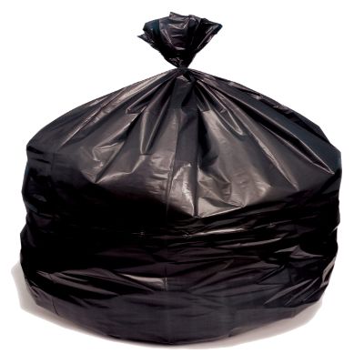 Eco-Blend Max 44 Gallon Can Liner by Heritage Bag Co. (100 Pack) 38"x50" 1.0mil Black. Made with 30% PCR