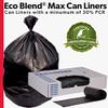 Eco-Blend Max 44 Gallon Can Liner by Heritage Bag Co. (100 Pack) 38"x50" 1.0mil Black. Made with 30% PCR view 4