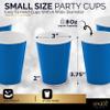 SparkSettings Disposable Paper Cups, 8 oz. Royal Blue Paper Coffee Cups, Strong and Sturdy Coffee Disposable Cups for Party, Wedding, Christmas, Halloween Hot Cups, Pack of 20 view 2