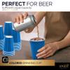 SparkSettings Disposable Paper Cups, 8 oz. Royal Blue Paper Coffee Cups, Strong and Sturdy Coffee Disposable Cups for Party, Wedding, Christmas, Halloween Hot Cups, Pack of 20 view 4