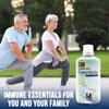 Wellgenix Immune Essentials Liquid Dietary Supplement  Elderberry, Echinacea, Zinc & Vitamin C  Fruit Flavor  32 fl oz (Pack of 2) view 3
