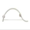 30-inch Designer Curved/Waved Bathroom Shower Grab Bar with Towel Bar, Right-Handed, Polished view 1