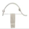 30-inch Designer Curved/Waved Bathroom Shower Grab Bar with Towel Bar, Right-Handed, Polished view 3
