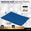 100 Pack Royal Blue Beverage Napkins, Big Party Pack, 2 Ply, Ideal for Wedding, Party, Birthday, Dinner, Lunch, Cocktails. (5 x 5) by Amcrate view 2