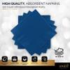 100 Pack Royal Blue Beverage Napkins, Big Party Pack, 2 Ply, Ideal for Wedding, Party, Birthday, Dinner, Lunch, Cocktails. (5 x 5) by Amcrate view 3