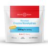 Brain Bean 500mg Unflavored Micronized Creatine Monohydrate Powder Helps Boost Energy for Brain Health - Non-GMO, Gluten-Free Creatine Powder Supports Muscle Health (Made in USA) view 1