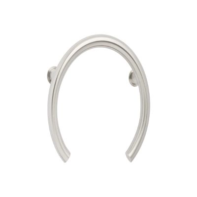 12-inch Huntington Shower Valve Grab Bar Front Mount, ADA Compliant, Polished