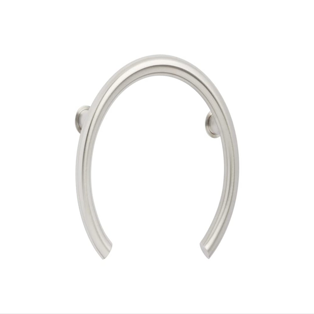 12-inch Huntington Shower Valve Grab Bar Front Mount, ADA Compliant, Polished