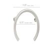 12-inch Huntington Shower Valve Grab Bar Front Mount, ADA Compliant, Polished view 2