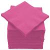 100 Pack Bright Pink Beverage Napkins, Big Party Pack, 2 Ply, Ideal for Wedding, Party, Birthday, Dinner, Lunch, Cocktails. (5 x 5) by Amcrate view 1