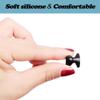 Eyeglass Nose Pads Adhesive 15 Pairs Silicone Soft Anti Slip Nose Pads for Glasses Sunglasses Plastic Frames (Black 1.8mm) view 4