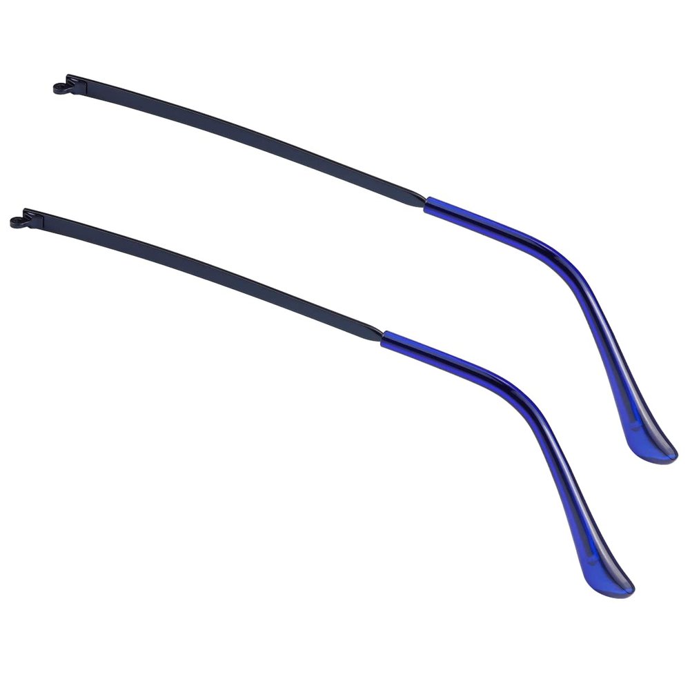 1 Pair Metal Eyeglass Replacement Arm, Eyewear Frame Temple Replacement Universal Sunglasses Arm Legs Replacement for Thin Metal Glasses, SunglassesBlue