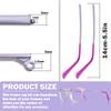 1 Pair Metal Eyeglass Replacement Arm, Eyewear Frame Temple Replacement Universal Sunglasses Arm Legs Replacement for Thin Metal Glasses, Sunglasses view 2