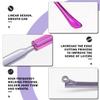 1 Pair Metal Eyeglass Replacement Arm, Eyewear Frame Temple Replacement Universal Sunglasses Arm Legs Replacement for Thin Metal Glasses, Sunglasses view 3