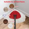 6 Pack Spin Mop Replacement Head Mop Refill Compatible with Ocedar Triangle Swivel Mops Microfiber Swivel Mop Refill,Deep Clean,Machine Washable and Easy to Replace view 3