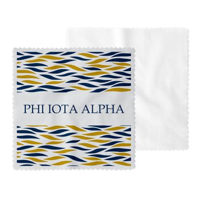Phi Iota Alpha Fraternity Eyeglass Cleaner & Microfiber Cleaning Cloth (Phi Iota Alpha #6)