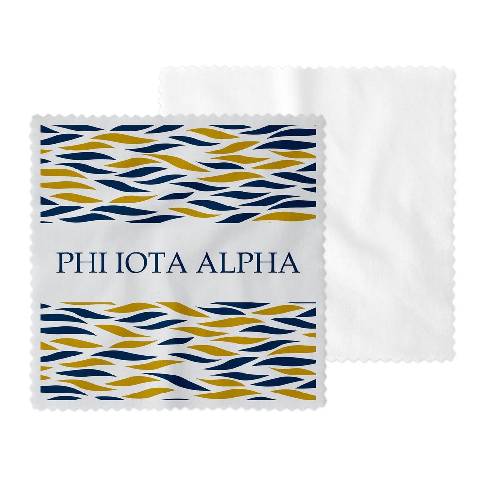 Phi Iota Alpha Fraternity Eyeglass Cleaner & Microfiber Cleaning Cloth (Phi Iota Alpha #6)