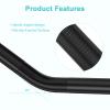 16 Inch Angled Grab Bar 2 Pack, ZUEXT Anti Slip Black Shower Grab Bar Handles, Stainless Steel Knurled Bathroom Balance Bar, Safety Hand Rail Support,Handicap Elderly Injury Senior Assist Bath Handle view 3