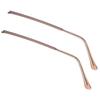 1 Pair Metal Eyeglass Replacement Arm, Eyewear Frame Temple Replacement Universal Sunglasses Arm Legs Replacement for Thin Metal Glasses, SunglassesCoffee view 1