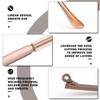 1 Pair Metal Eyeglass Replacement Arm, Eyewear Frame Temple Replacement Universal Sunglasses Arm Legs Replacement for Thin Metal Glasses, SunglassesCoffee view 3