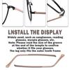 1 Pair Metal Eyeglass Replacement Arm, Eyewear Frame Temple Replacement Universal Sunglasses Arm Legs Replacement for Thin Metal Glasses, SunglassesCoffee view 4