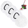 4 Pack Spin Mop Replacement Head Mop Refill Compatible with Oceda Triangle Swivel Mops Microfiber Swivel Mop Refill,Deep Clean,Machine Washable and Easy to Replace view 1
