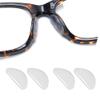 20 Pairs Eyeglasses Nose Pad, Soft Silicone Pads Glasses Adhesive Anti-Slip Nose Pads for Eyeglass Glasses Sunglasses(Clear 1.5mm) view 1