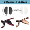 20 Pairs Eyeglasses Nose Pad, Soft Silicone Pads Glasses Adhesive Anti-Slip Nose Pads for Eyeglass Glasses Sunglasses(Black 1.0mm) view 3