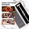 inZaynity Pen Torch Lighter - Windproof Jet Flame, Tiltable Head & Refillable Butane Torch with Adjustable Flame - Compact & Portable Lighters for Candle, Cooking, BBQ, Camping & DIY - Black & Steel view 4
