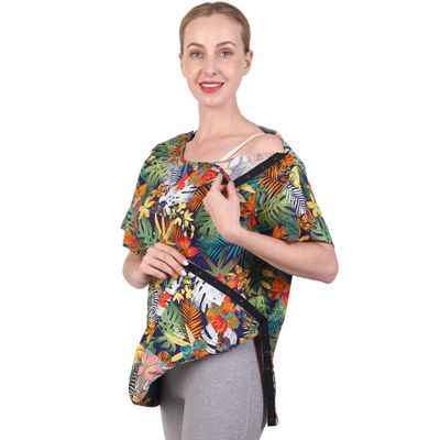 Post Shoulder Surgery Shirts for Womens Mastectomy Shirts with Drain Management Pocket(AA18-S)