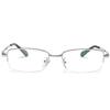 LUOMON Memory Titanium Eyeglasses for Women, Blue Light Blocking Glasses, Anti-Eyestrain Computer Reading TV Glasses, Anti-Glare EG003 Silver view 2