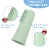 Bassion Baby Toothbrush Set, 6 Pcs Soft Infant Finger Toothbrush with 6 Boxes, Newborns Toddler Silicone Baby Tooth Brush 0-6 Months 6-12 Months view 2