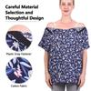 Post Shoulder Surgery Shirt for Women Shoulder Surgery Shirt Rehab Clothes with Drain Management Pockets(AA29-S) view 2