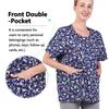 Post Shoulder Surgery Shirt for Women Shoulder Surgery Shirt Rehab Clothes with Drain Management Pockets(AA29-S) view 4