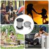 AEIOFU Collapsible Cup,Camping Mug,Shot Glasses Collapsible Cup Stainless Steel Camping Mug Telescopic Portable 75ML Folding Cup with Keychain 2Pcs 75 ml 75 ml 75 ml view 4