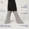 Hugh Ugoli Diabetic Socks for Women, Super Soft & Thin Ankle Socks, Wide & Loose, Non-Binding Top & Seamless Toe, 8 Pairs, Light Grey, Shoe Size: 10-12 view 2