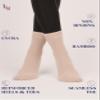 Hugh Ugoli Diabetic Socks for Women, Super Soft & Thin Ankle Socks, Wide & Loose, Non-Binding Top & Seamless Toe, 8 Pairs, Light Beige, Shoe Size: 10-12 view 2