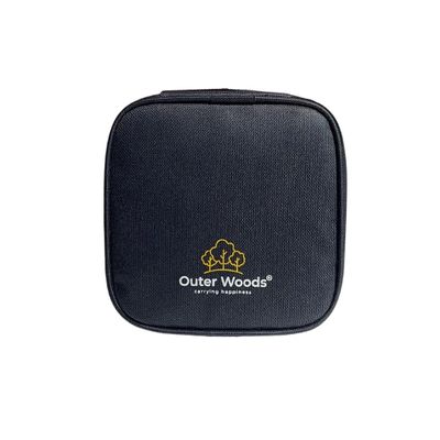 Outer Woods Insulin Cooling Travel Bag for Diabetics | Two Ice Gel Packs | Keep Insulin Cool and Safe for 6-8 Hours | Insulin Cooler Pouch Case (Black)