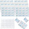 AUZPFRUM Reusable Ice Packs for Shipping & Coolers Dry Ice for Shipping Frozen Food Cold Pack for Lunch Bags, Long Lasting Cold Ice Pack Sheets for Transport Food (10 Sheets x 16 Cells) view 1