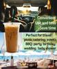 [100 SETS] 20 oz Clear Plastic Cups with Lids and STRAWS, Disposable Iced Coffee cups with Lids, Clear Cups with Lids for Cold Drinks, Iced Tea, Milkshakes, Smoothies view 4