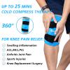RelaxCoo XXL Knee Ice Pack Wrap, Reusable Cold Pack for Knee Injury Pain and Swelling Relief view 2