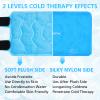 RelaxCoo XXL Knee Ice Pack Wrap, Reusable Cold Pack for Knee Injury Pain and Swelling Relief view 3