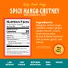 Brooklyn Delhi Spicy Mango Chutney - 9 Ounces - Made with Ripe Mangos, Golden Raisins, Fresh Ginger, Garam Masala, and Lemon Juice for a Nice Sour Note - Vegan - No Artificial Additives 2pk view 2