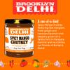 Brooklyn Delhi Spicy Mango Chutney - 9 Ounces - Made with Ripe Mangos, Golden Raisins, Fresh Ginger, Garam Masala, and Lemon Juice for a Nice Sour Note - Vegan - No Artificial Additives 2pk view 3