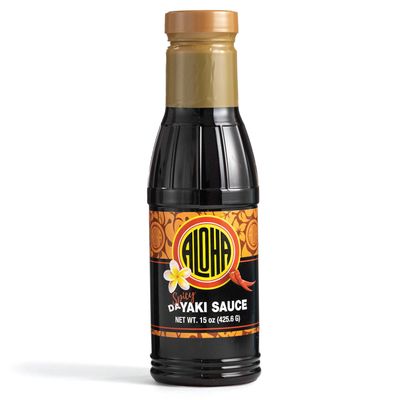 Aloha Shoyu - Spicy Da Yaki Sauce - Sweet Heat for Marinade or Glaze - Made In Hawaii - 15 oz. Bottle
