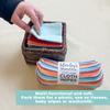 Marley's Monsters Reusable Cloth Wipes - 24 Count Pack - Washable, Cotton, Paperless Wipes (Earthy Rainbow) view 4